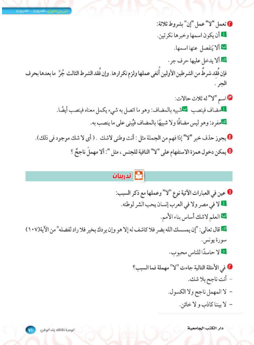 شرح لا النافية للجنس2